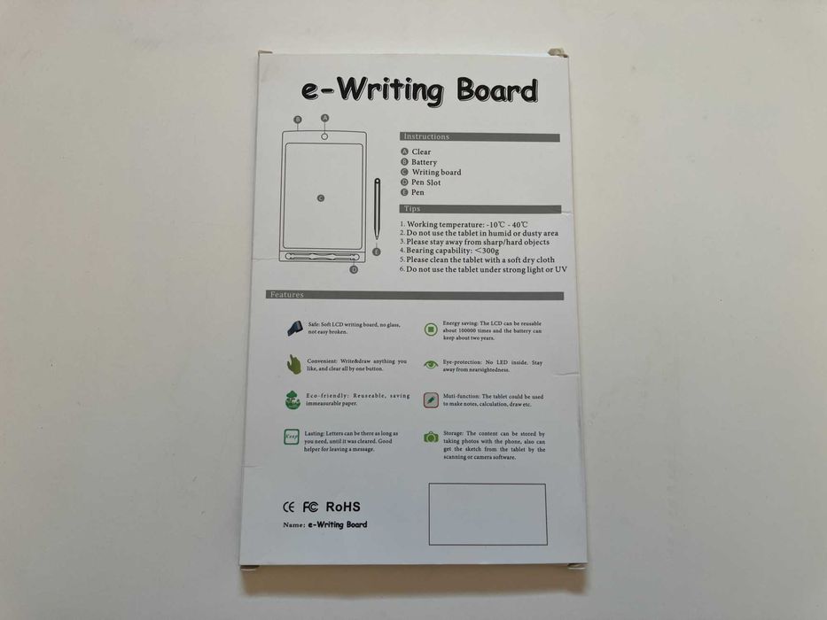 Nowy ZNIKOPIS elektroniczny LCD e-Writing Board 8,5'' tablet graficzny