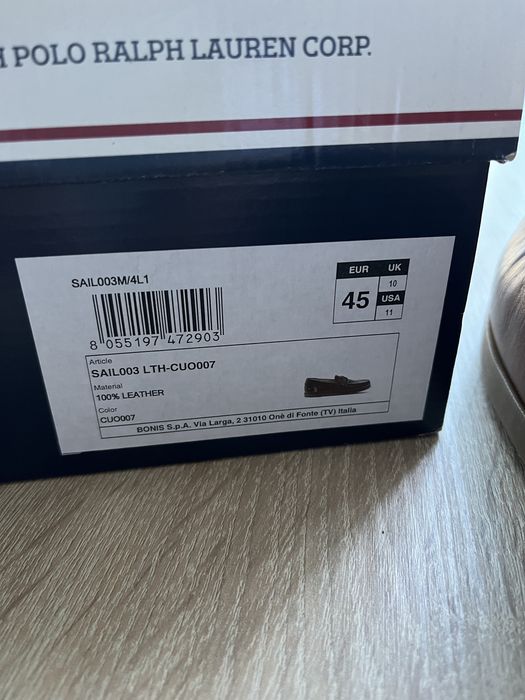 Продам шкіряні мокасини U.S. Polo Assn. SAIL