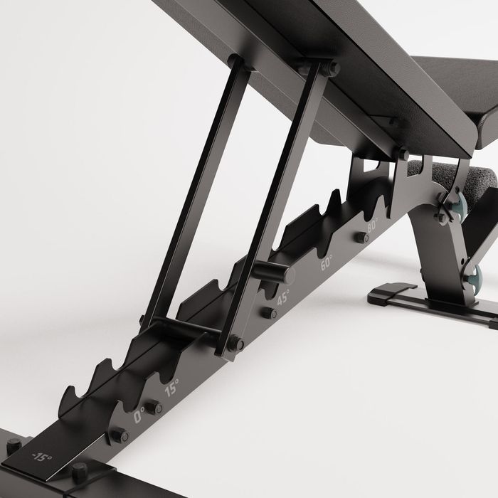 Banco de Musculação Inclinável e Declinável Resistência 300 kg