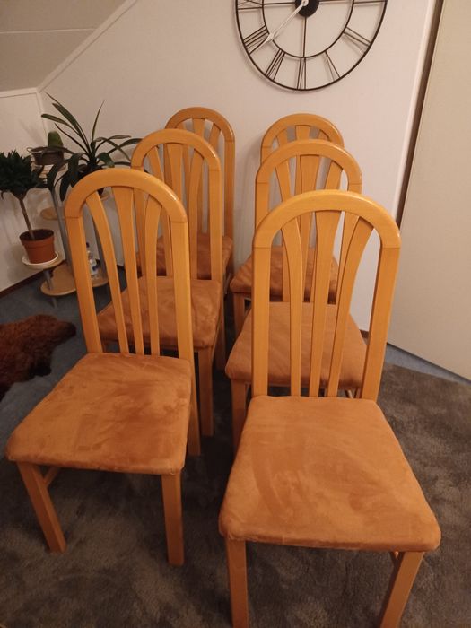 Krzesła Drewniane 6 szt