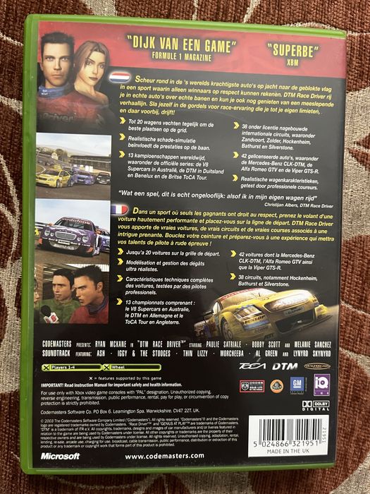 DTM Race Driver Xbox