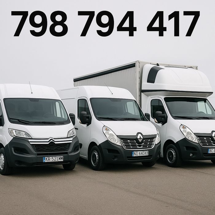 WYPOŻYCZALNIA Samochodów Wynajem Busa dostawczaka Przeprowadzka