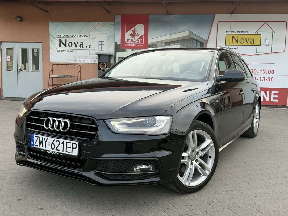Audi A4 B8 1.8 T 170KM 6BIEGÓW S-Line 2014R Bi-Xenon Full Led El Klapa ...