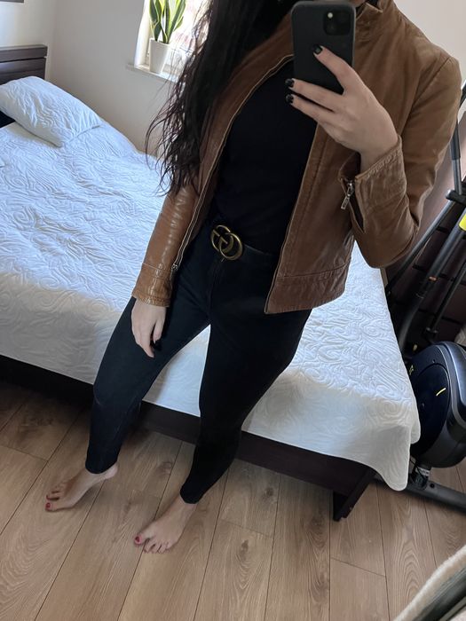 Kurtka skorzana Zara