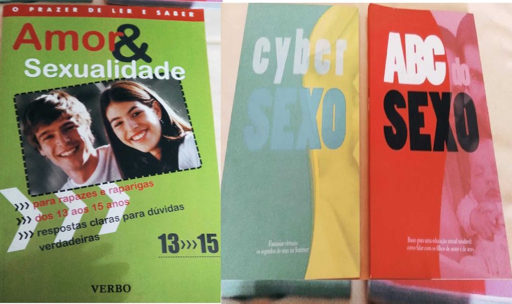 Conjunto de 3 livros muito informativos