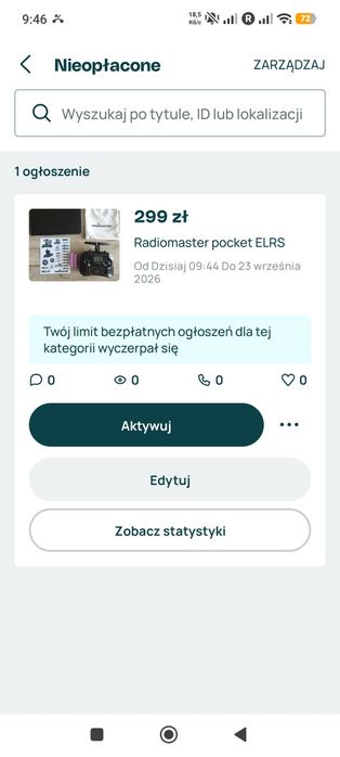 Radiomaster pocket elrs
