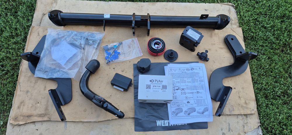 Hak holowniczy odpinany westfalia komplet rifter partner berlingo k9