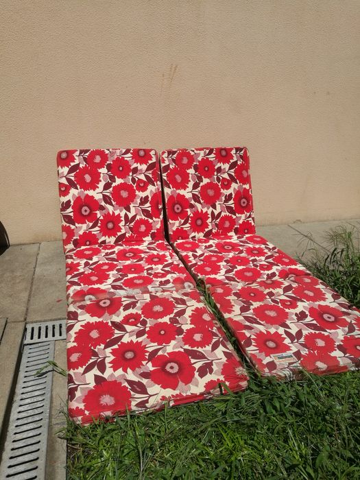 Super raros vintage 1950 camping beds em estado de novo