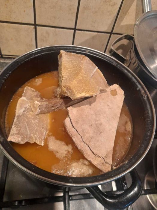 Wosk naturalny pszczeli 100% oczyszczony 500gr po babci