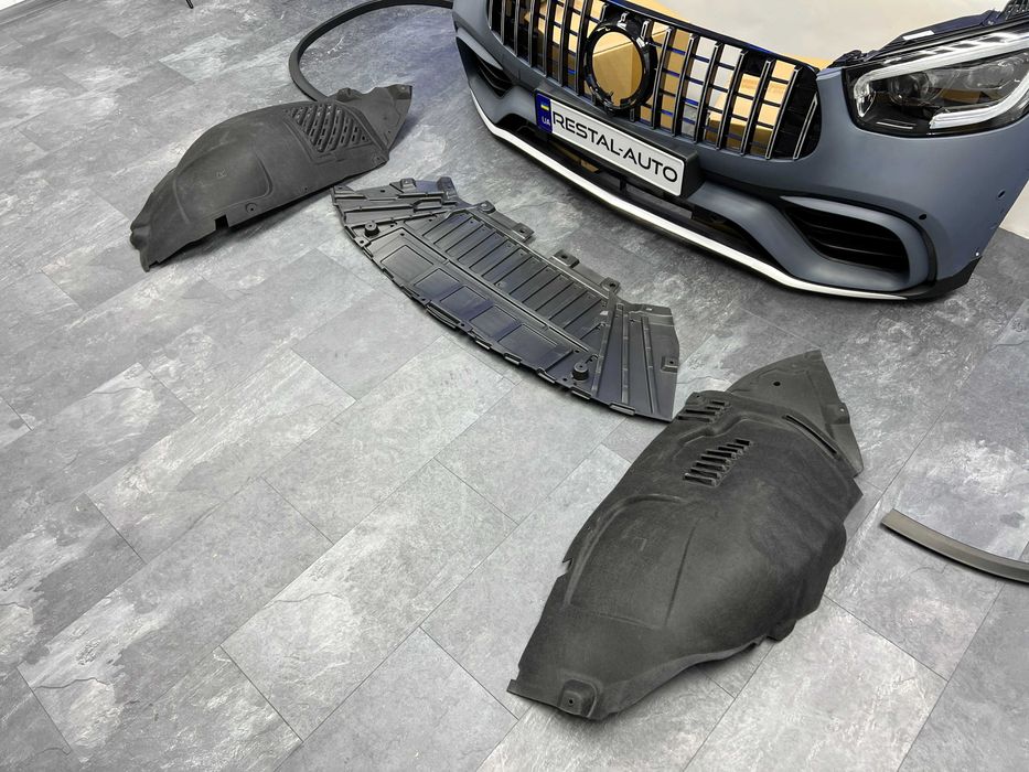 Рестайлинг обвес GLC63 AMG на Mercedes GLC W253 X253 Фары Обвес