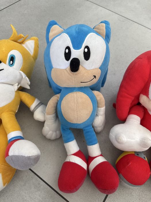 Sonic The Hedgehog ORYGINALNE 5szt. ok.30cm i Squishmallows Sonic