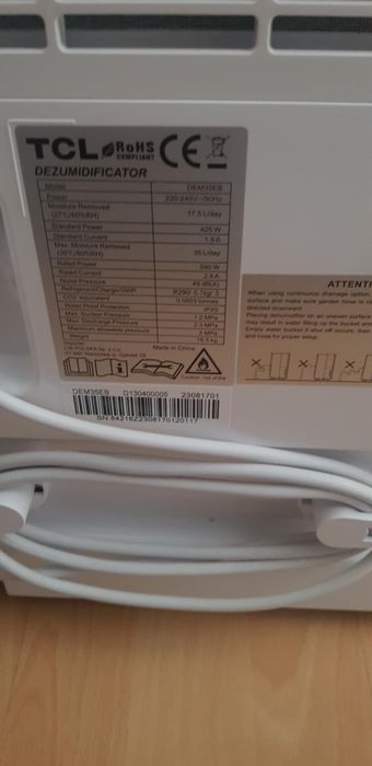 Osuszacz TCL DEM35EB