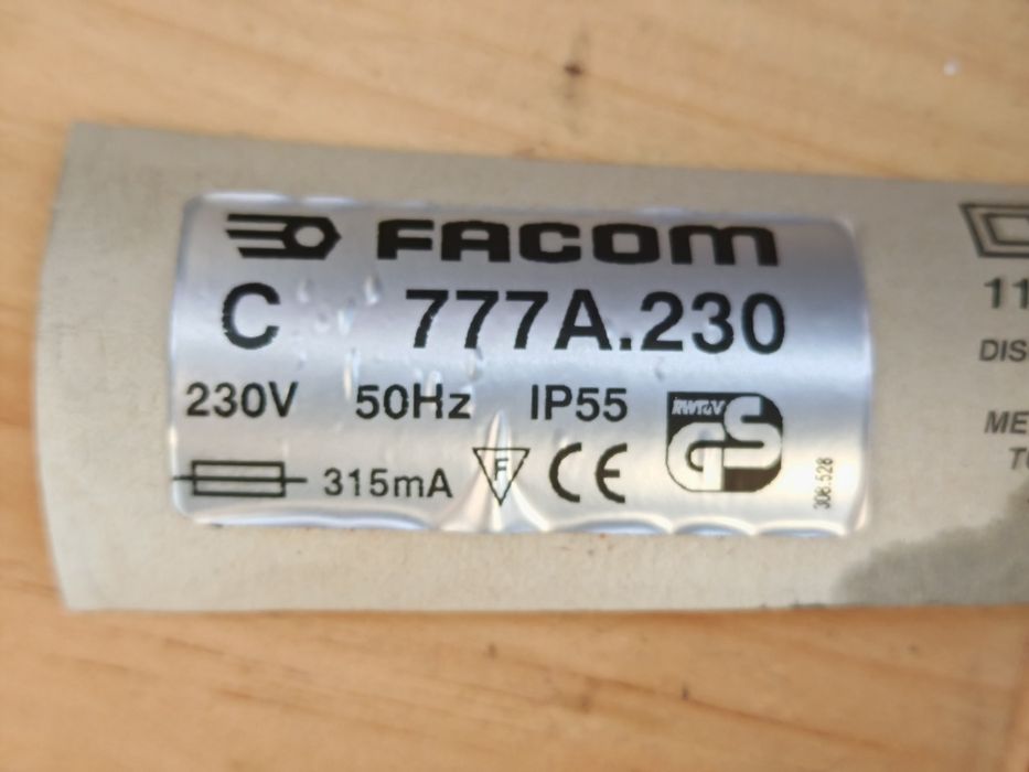 Gambiarra / Lâmpada de Oficina Profissional FACOM 777A.230