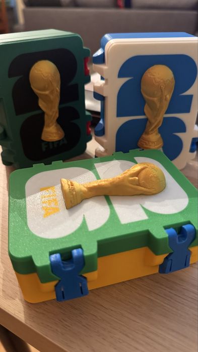 Caixa Premium para Cromos da Copa | Até 500 Figurinhas | Várias Cores
