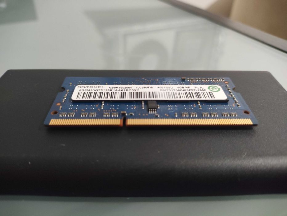 RAM para Portátil 1x4GB DDR3L SO-DIMM 1.35V 1600MHz CL11 Lenovo