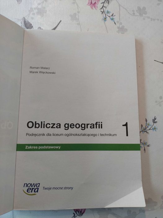 Podręcznik, geografia, podstawa, 1 klasa, Nowa Era