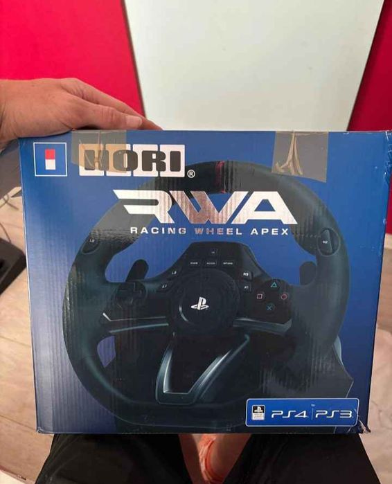 Volante licenciado oficial PlayStation
hori rwa racing wheel apex na caixa