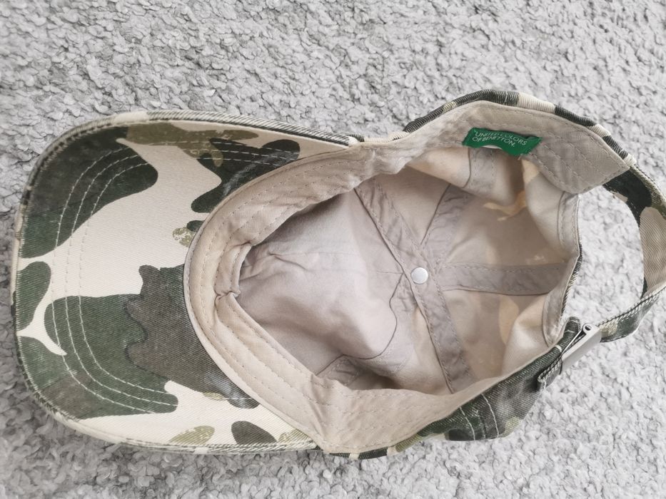 Czapka z daszkiem chłopięca Benetton 2-3lata moro