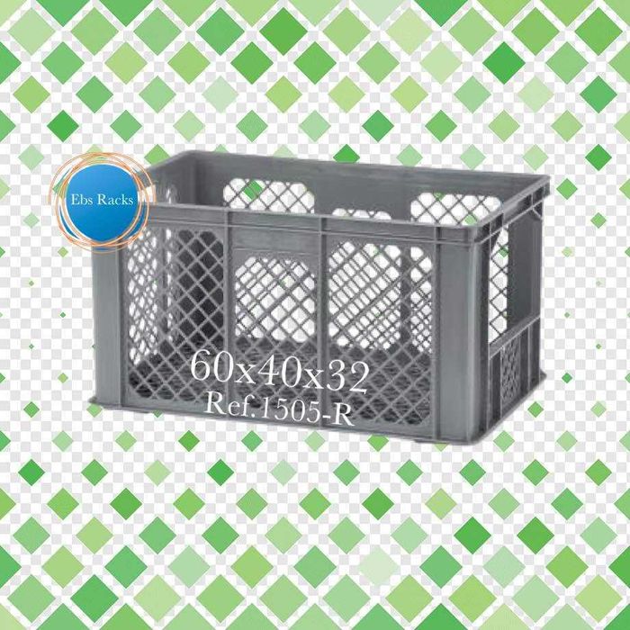 Caixas plástico 60x40x32 para organização de stocks.
Ref.1504/1505-R