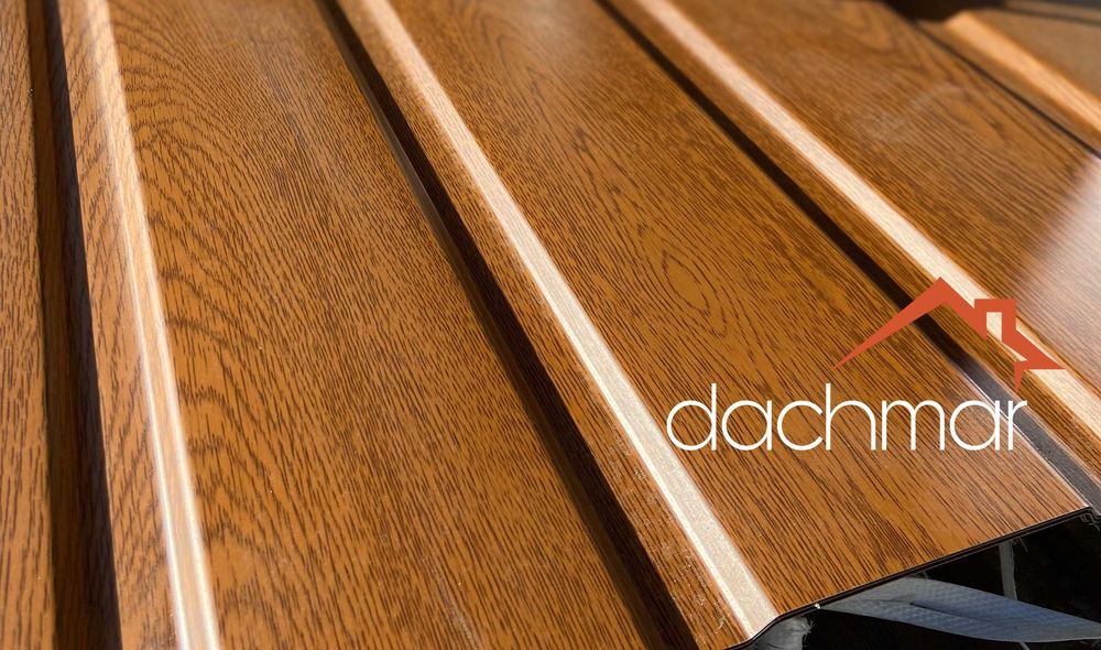 Blacha trapezowa T-7 złoty dąb, blacha na podsufitkę
