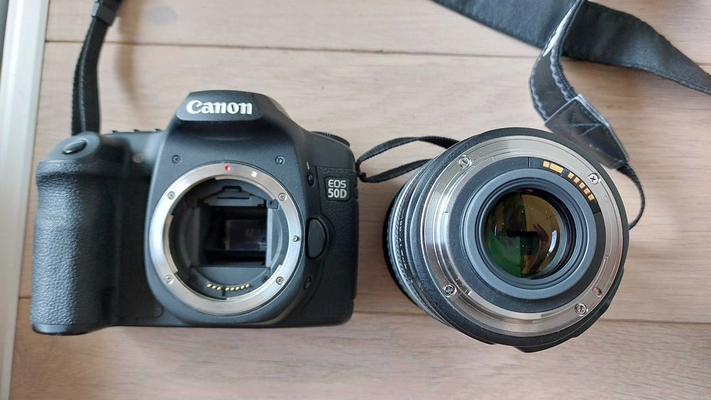 Aparat Canon EOS 50D + super obiektyw EF-S 17-55mm 1:2.8 IS USM