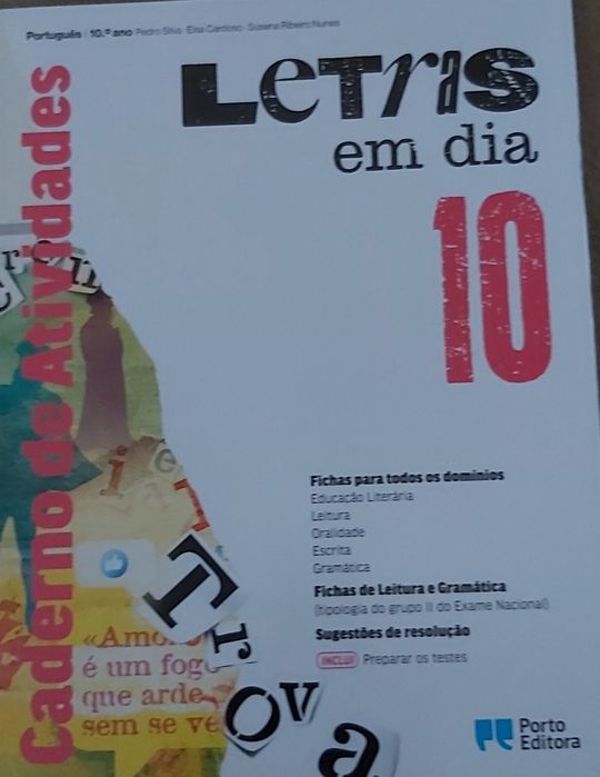 Manual do Professor de Português "Letras em dia 10"
