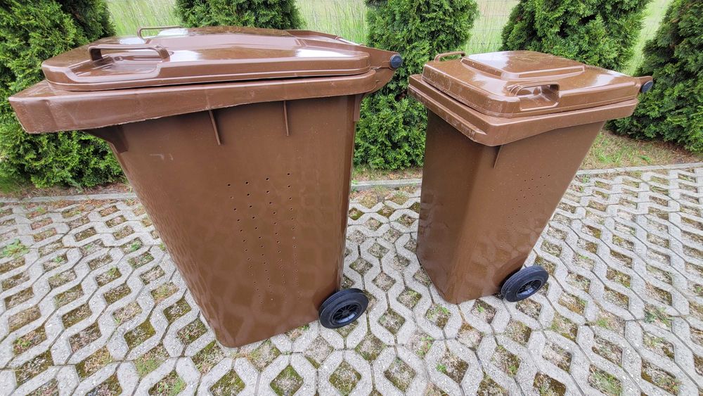 Pojemnik 120 240 kosz kubeł śmieci odpady NOWY NIEMIECKI MOCNY DOSTAWA