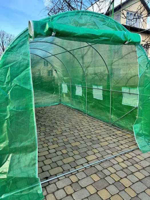 Теплиця/парник із вікнами та дверима (виробництво Польща)