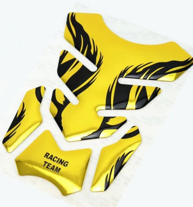 Наклейка на бак, колёса мотоцикла