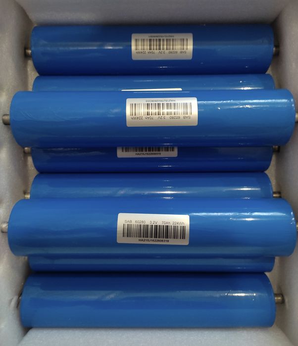 Аккумуляторы Lifepo4 SAB 60280 70Ah сборка из 8шт на 24v в идеале