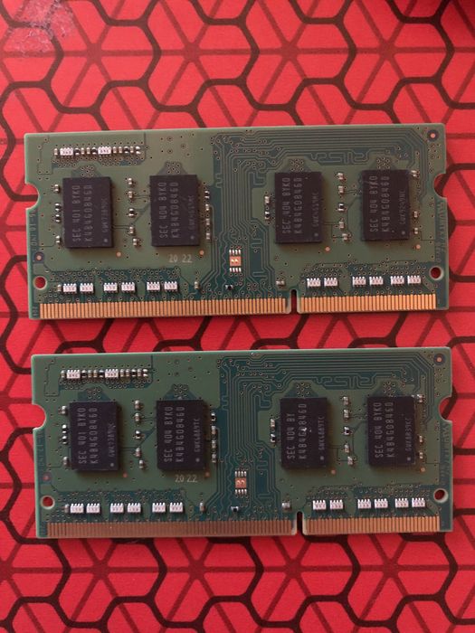 RAM DDR3 8GB 2x4GB DDR3 SO-DIMM PC3 12800S 1600MHz Sodimm Samsung