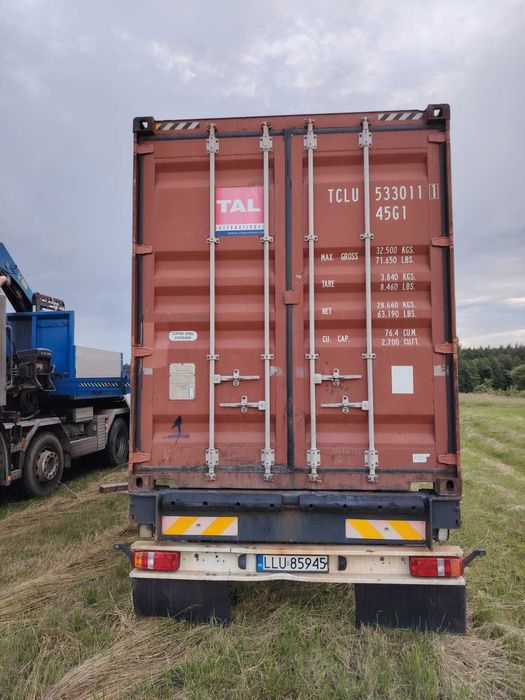 Kontener Morski 40HC – Rozładunek i transport pod adres