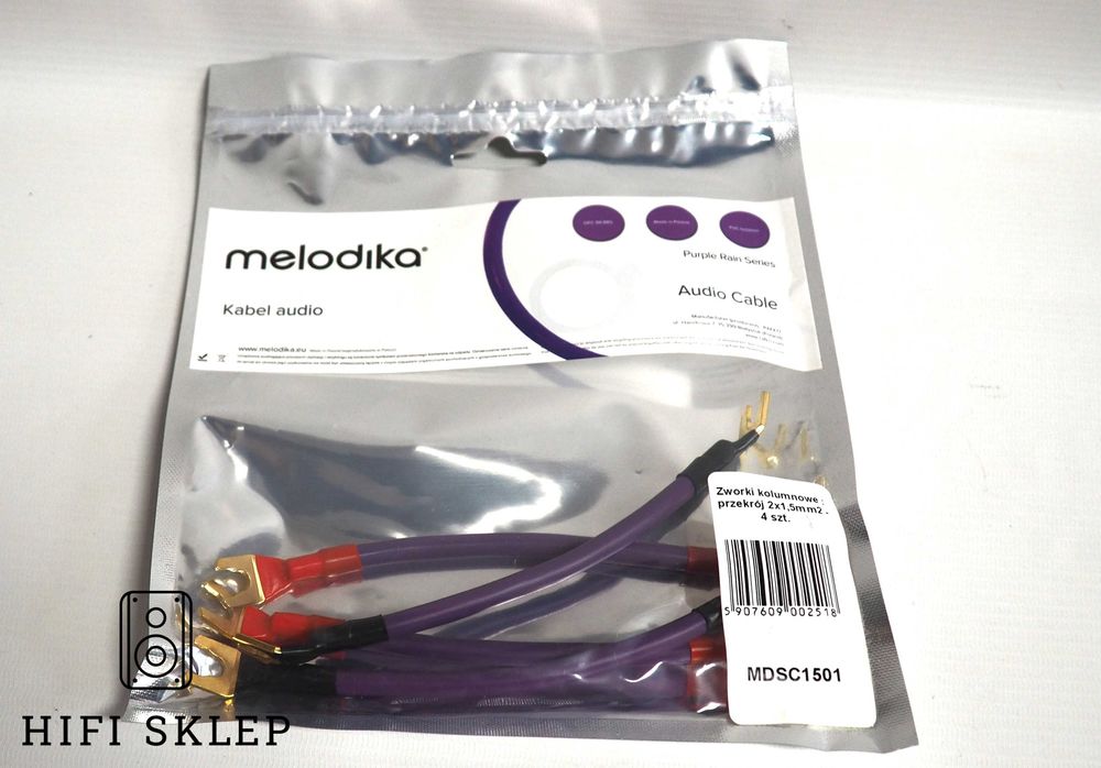 Melodika MDSC1501 |Zworki do kolumn 4 szt /spade na spade Black Friday