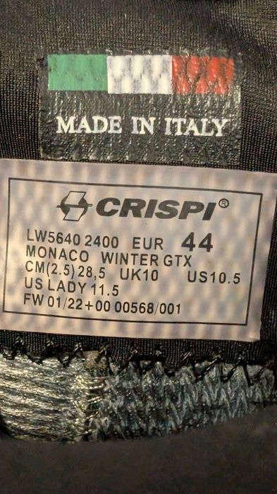 Crispi Monaco Winter GTX 42, 43 р, зимові черевики унісекс