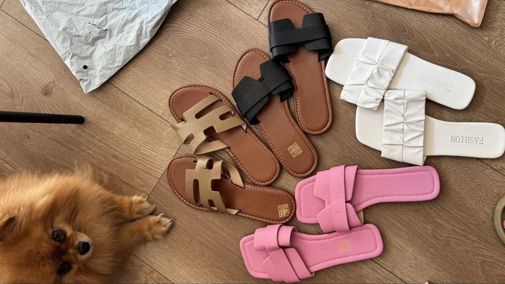 KLAPKI RÓŻNE RODZAJE rozmiar 37 kolory i modele rozne