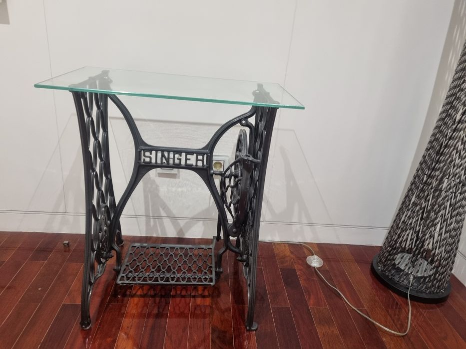 Pé maquina costura restaurado