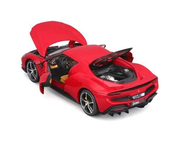 Burago, 1/18, novo - Ferrari 296 GTB Hybrid 830 hp V6 2021