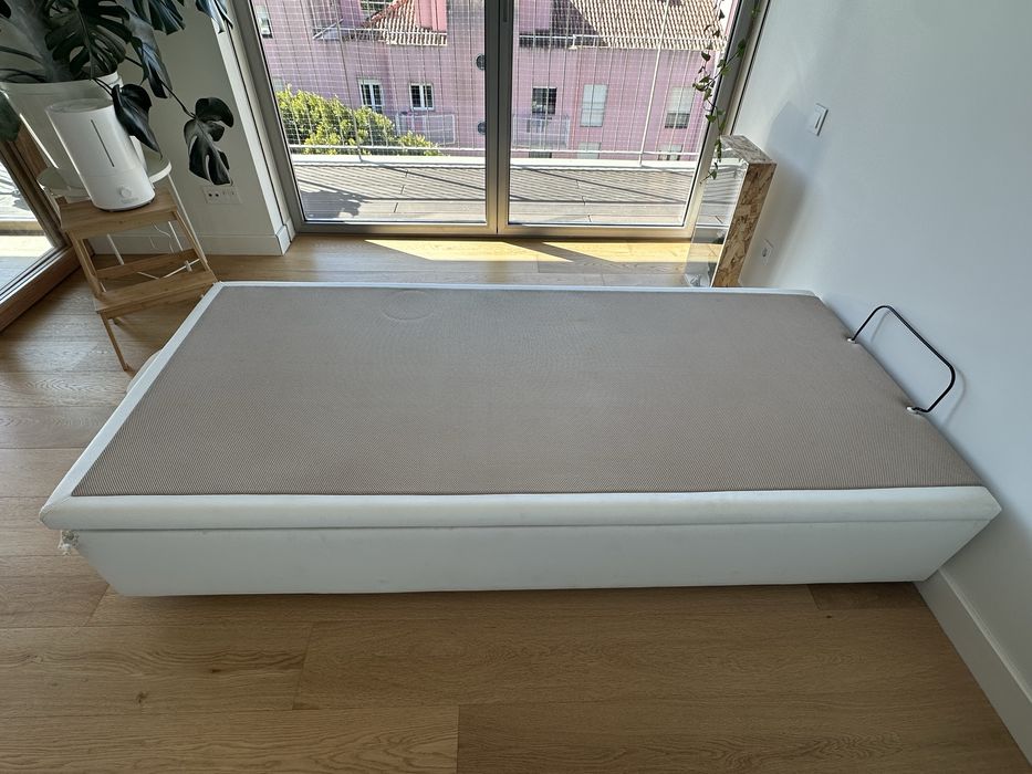 Sommier com arrumação Bedline 0.9x2m