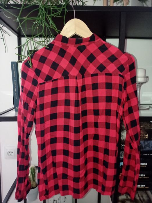 Kraciasta koszula marki Pull &Bear w rozmiarze S, 100% wiskoza!