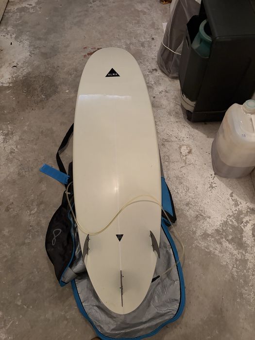 ancha Surf ALMA Epoxy 7'0'' + Capa FCS Premium + Quilhas e Leash (Pack Completo)