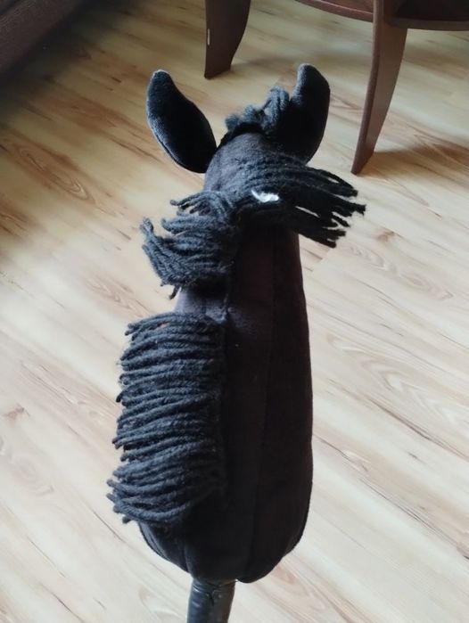 Konik hobbyhors brązowy