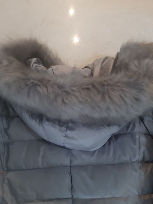 Plaszcz pikowany Moodo rozm M 38 szary