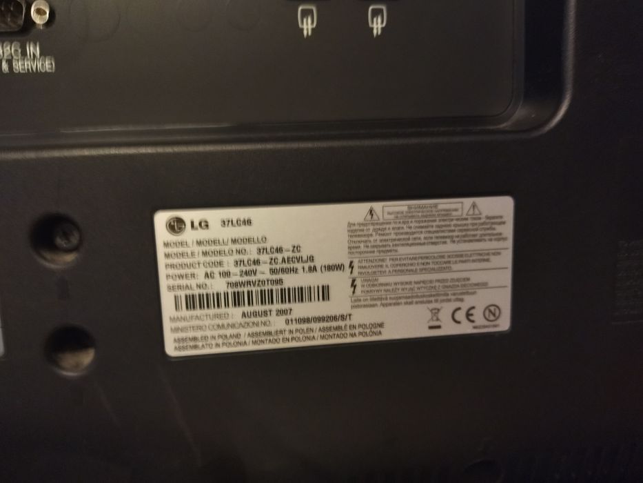 Tv LG 37cali LCD