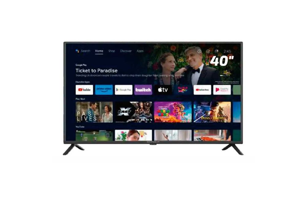 Телевізор 40,Google Android TV 11.0-40FN300-GA11V T2 SMART TV(GRUNHELM