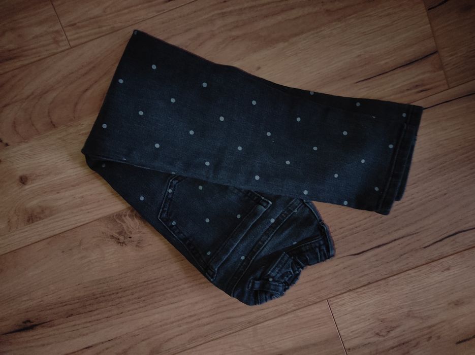 Spodnie jeans dla dziewczynki Sinsay 128