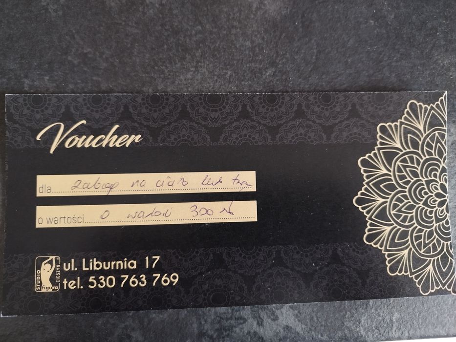 Voucher studio figura Cieszyn 300 zł