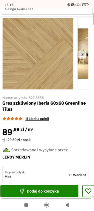 Gres szkliwiony frezowany