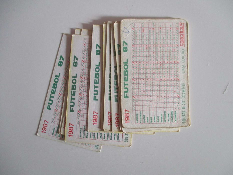 Belenenses, equipa incompleta de calendários Sorcácius 87