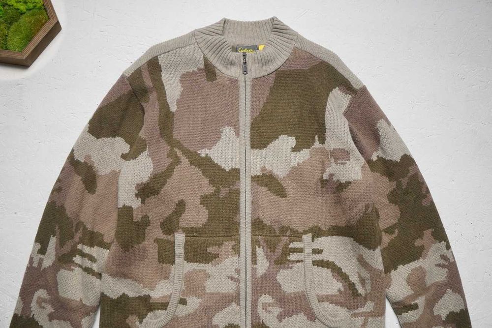 Cabelas usa 4most windshear kurtka bluza windstopper moro kamuflaż L