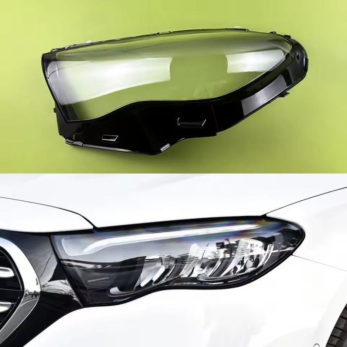 Vidro capa lente farol ótica mercedes classe E W214